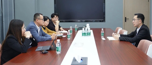 新加坡南洋理工大学商学院专家一行来访迅杰光远(IAS)